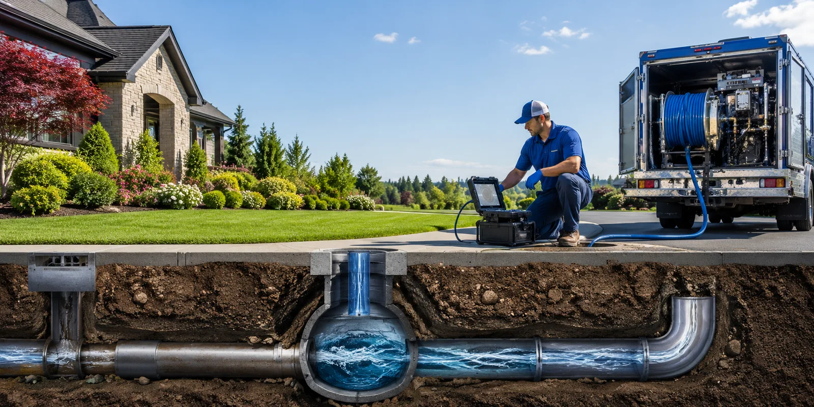 Drainage restoration information for Institute, WV